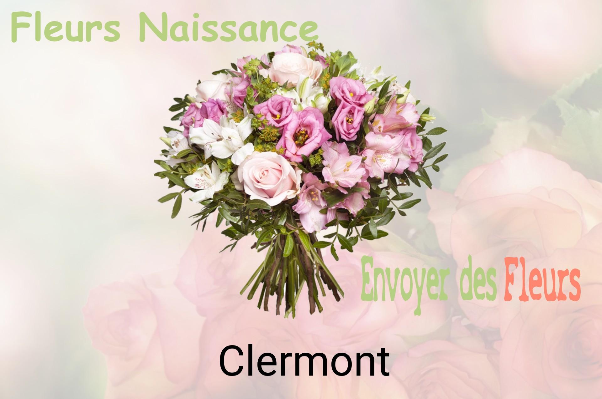 Bouquet de fleurs de naissance livré à Clermont